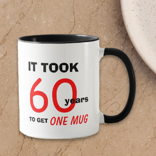 60th Birthday Gifts for Men Mug - Funny