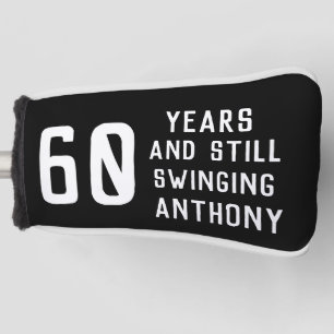 60th Birthday Golfer Sixty Dad Golfer Golf Head Cover