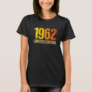 60th Birthday Ladies Mens 60 Years 1962    25 T-Shirt