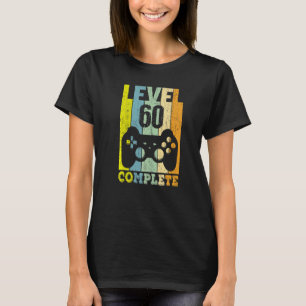 60th Birthday Ladies Mens Level 60 Years 1962 1 T-Shirt