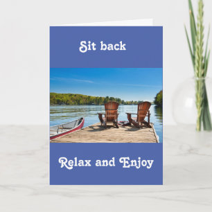 **60th BIRTHDAY** LAKE STYLE  Card