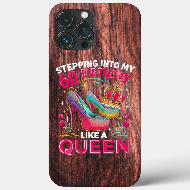 60th Birthday Like A Queen Happy 60 Years Women's Case-Mate iPhone Case (Back)