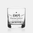 60th Birthday Limited Edition 1964 Whiskey Glass