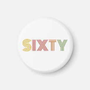 60TH BIRTHDAY MAGNET