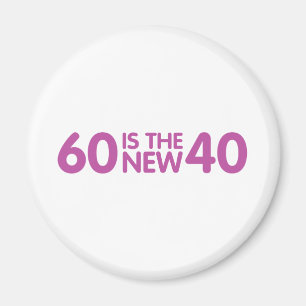 60th birthday magnet