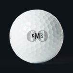 60th Birthday Monogram Titleist Pro V1 Golf Balls<br><div class="desc">"60"  or any age.  Monogram.</div>