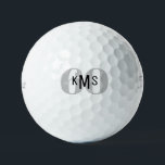 60th Birthday Monogram Titleist Pro V1 Golf Balls<br><div class="desc">"60"  or any age.  Monogram.</div>