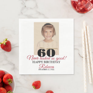 60th Birthday Napkin