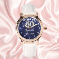 60th birthday navy blue silver stars