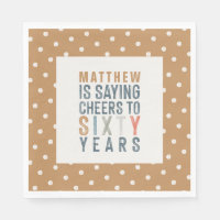 60th birthday party accessories decor