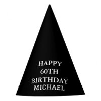 60th Birthday Party Celebration Black Adult