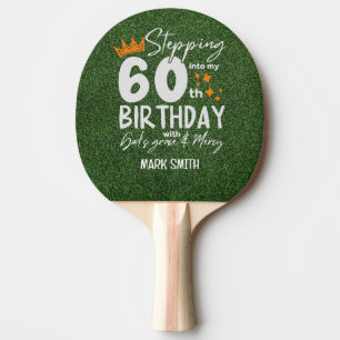  60th Birthday  Ping Pong Paddle