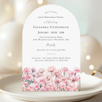 60th Birthday Pink Carnation January Birth Flower