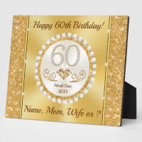 60th Birthday Presents for Her, PERSONALIZED