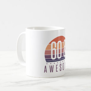 60th Birthday Retro Sunset Coffee Mug