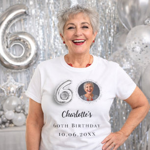 60th birthday silver photo T-Shirt