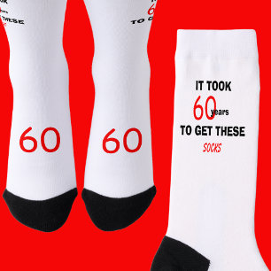 60th Birthday Socks Men Funny