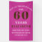 60th Birthday Standards Vibrant Pink Add Your Name