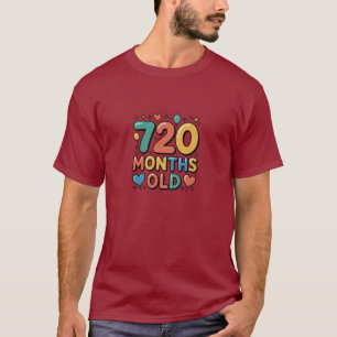 60th Birthday Tee Celebrate Six Decades Milestone