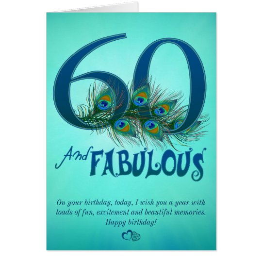 60th Birthday Template Cards Au