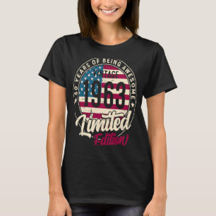 60th Birthday Vintage 1963 Bday Group 60 Years Old T-Shirt