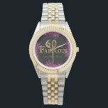 60th Birthday  Watch<br><div class="desc">Fabulous Happy Birthday Products!</div>