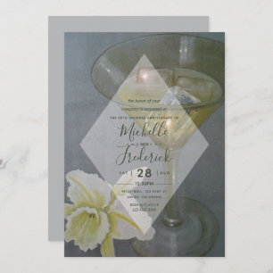 60th Diamond Anniversary Party Invitation