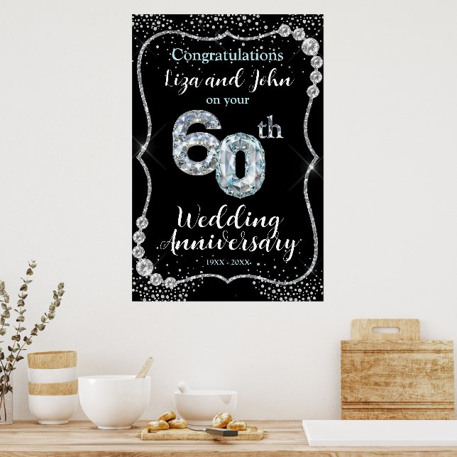 60th Diamond Anniversary Poster (Kitchen)