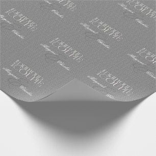 60th Diamond Wedding Anniversary Wrapping Paper