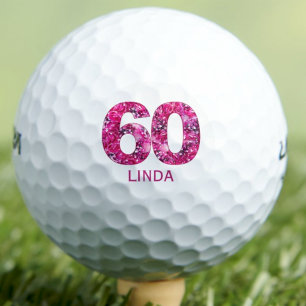 60th Gift for CoWorker – Pink Number Ball