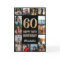 60th Happy Birthday Black and Gold Photo Collage