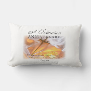 60th Ordination Anniversary, Cross Candle Lumbar Cushion