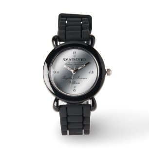 60th Wedding Anniversary Custom Watch Diamond