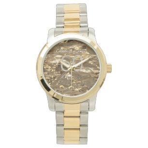 60th Wedding Anniversary Diamond Wedding Gold Chic Watch