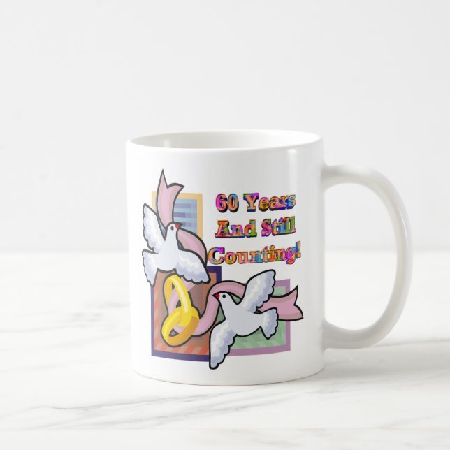 60th wedding anniversary gw coffee mug (Right)