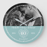 60th Wedding Anniversary heart diamond 