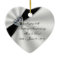 60th Wedding Anniversary Heart Ornament