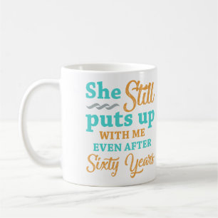 60th Wedding Anniversary Humour For Men Coffee Mug