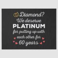 60th Wedding Anniversary I - Diamond Funny Couple