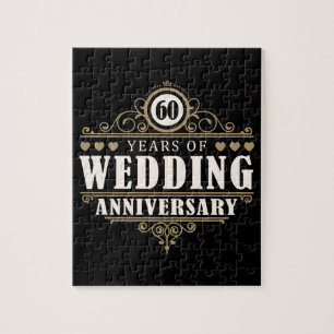 60th Wedding Anniversary Jigsaw Puzzle