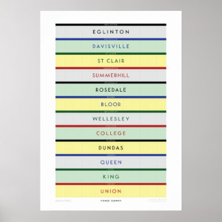 #60YearsYonge Typography and Color Poster