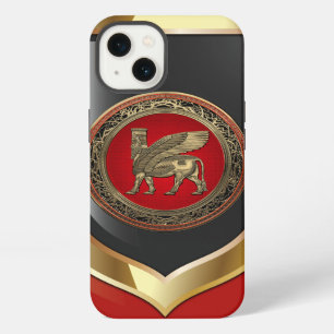 [610] Assyrian Winged Bull - Gold Lamassu iPhone 13 Case
