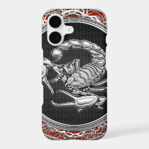 [610] Sacred Silver Scorpion on Black