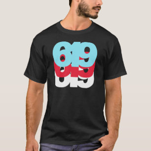 619 Area Code T-Shirt
