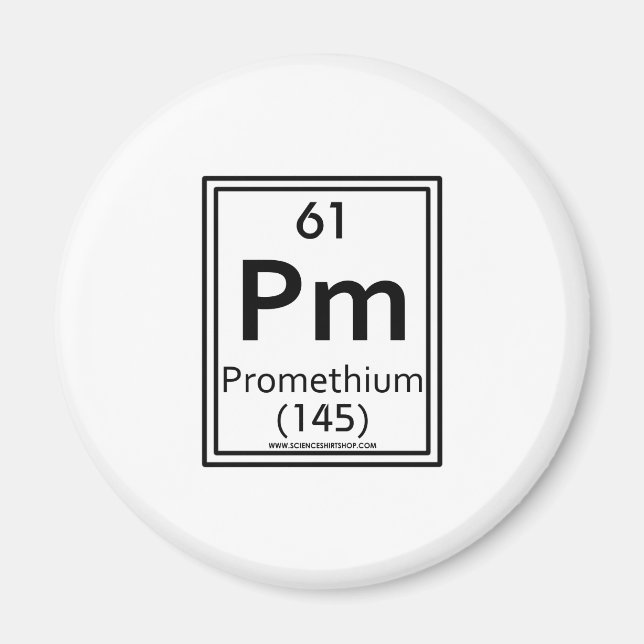 61 Promethium Magnet (Front)