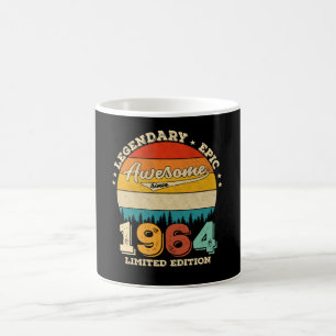 61 Year Old Bday 1964 Awesome 61st Birthday Gift Coffee Mug