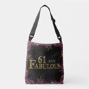 61st Birthday Crossbody Bag