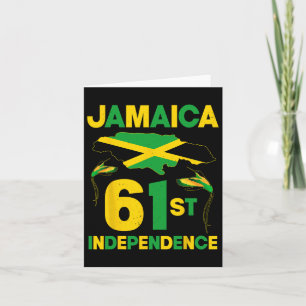 61st Jamaica Independence Day Since 1962 Doctor Bi Card