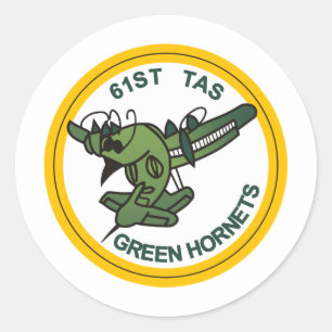 61st Tactical Airlift Squadron Classic Round Sticker