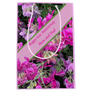 61st Wedding Anniversary Medium Gift Bag